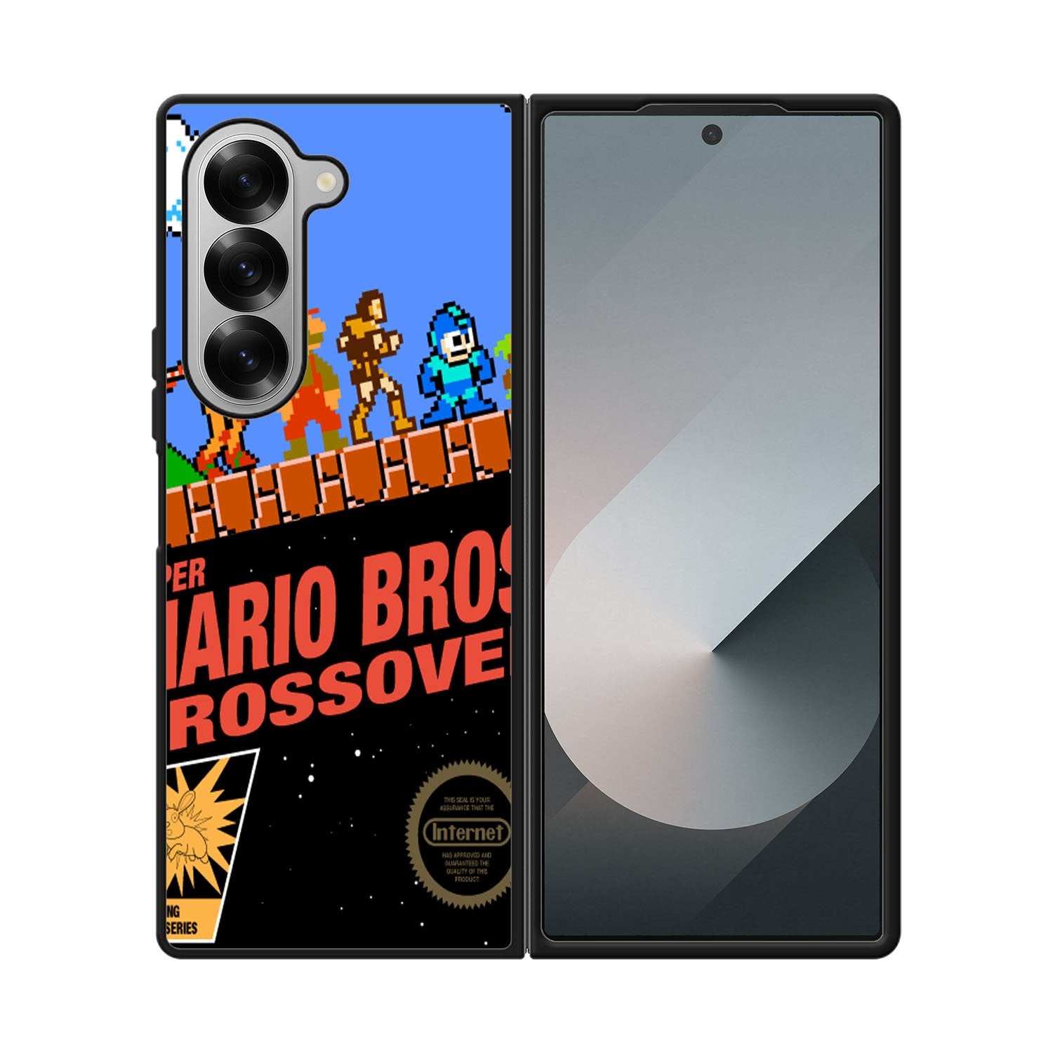 Super Mario Bros crossover Case Samsung Galaxy Z Fold 6 5G BC1767