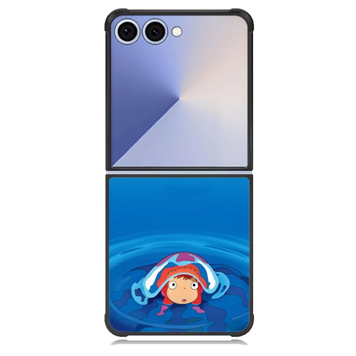Ponyo on the Cliff Little Goldfish Miyazaki Hayao Samsung Galaxy Z Flip 7 Case BC1768