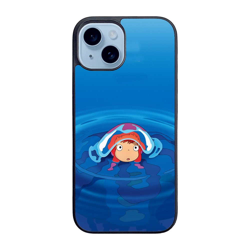 Ponyo on the Cliff Little Goldfish Miyazaki Hayao Case iPhone 15 Plus BC1768