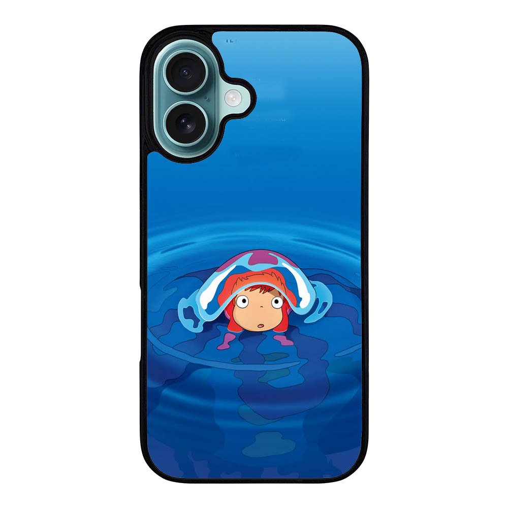 Ponyo on the Cliff Little Goldfish Miyazaki Hayao Case iPhone 16 Plus BC1768
