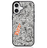 Paramore Riot Quote Black White Case iPhone 16 BC1769