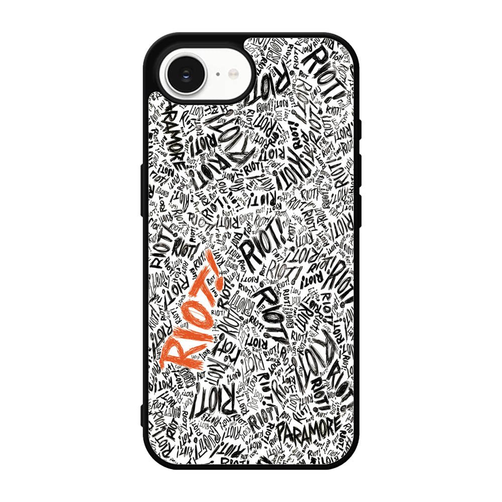 Paramore Riot Quote Black White iPhone 17e Case BC1769