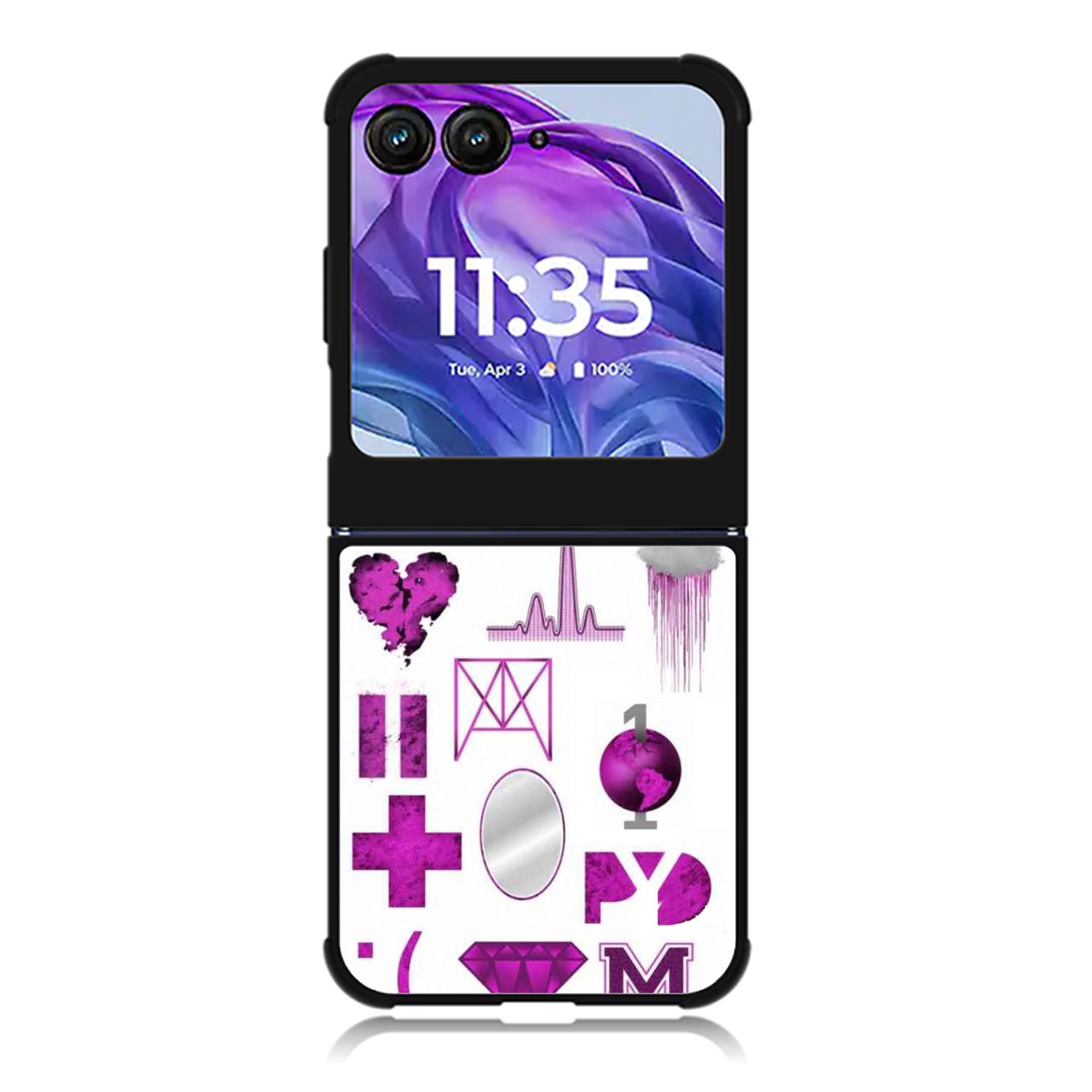 Justin Bieber Journals Motorola Moto Razr 2024 , Moto Razr 50 Case FE1770