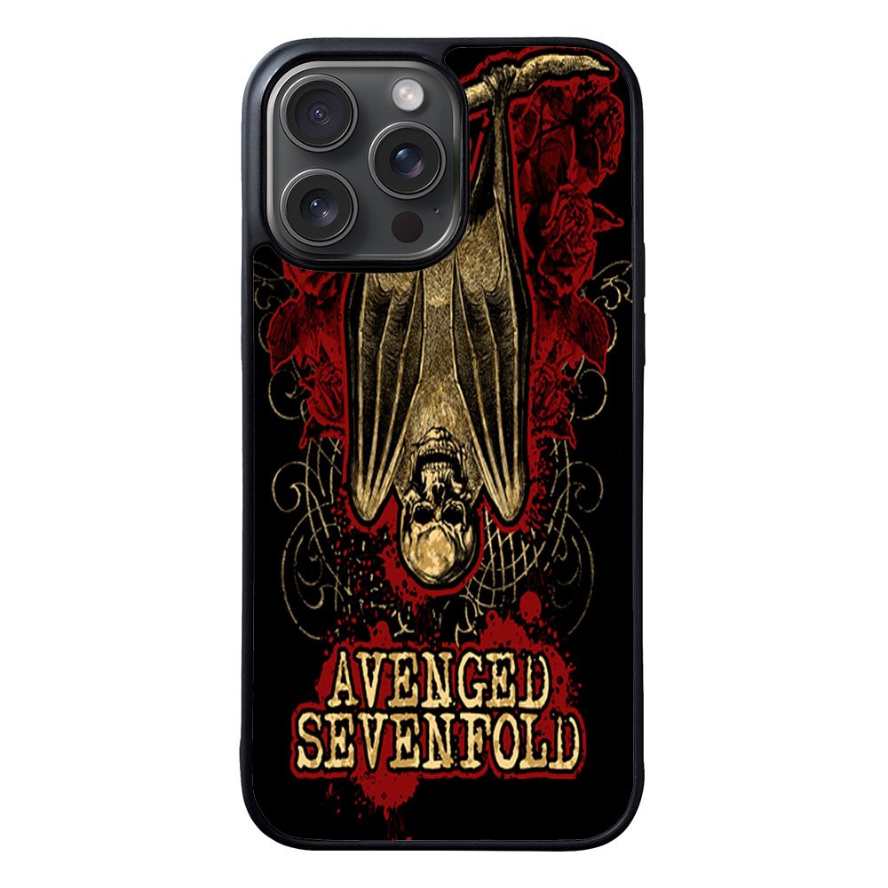 Avenged Sevenfold A7X Deathbat Logo Case iPhone 15 Pro Max BC1772