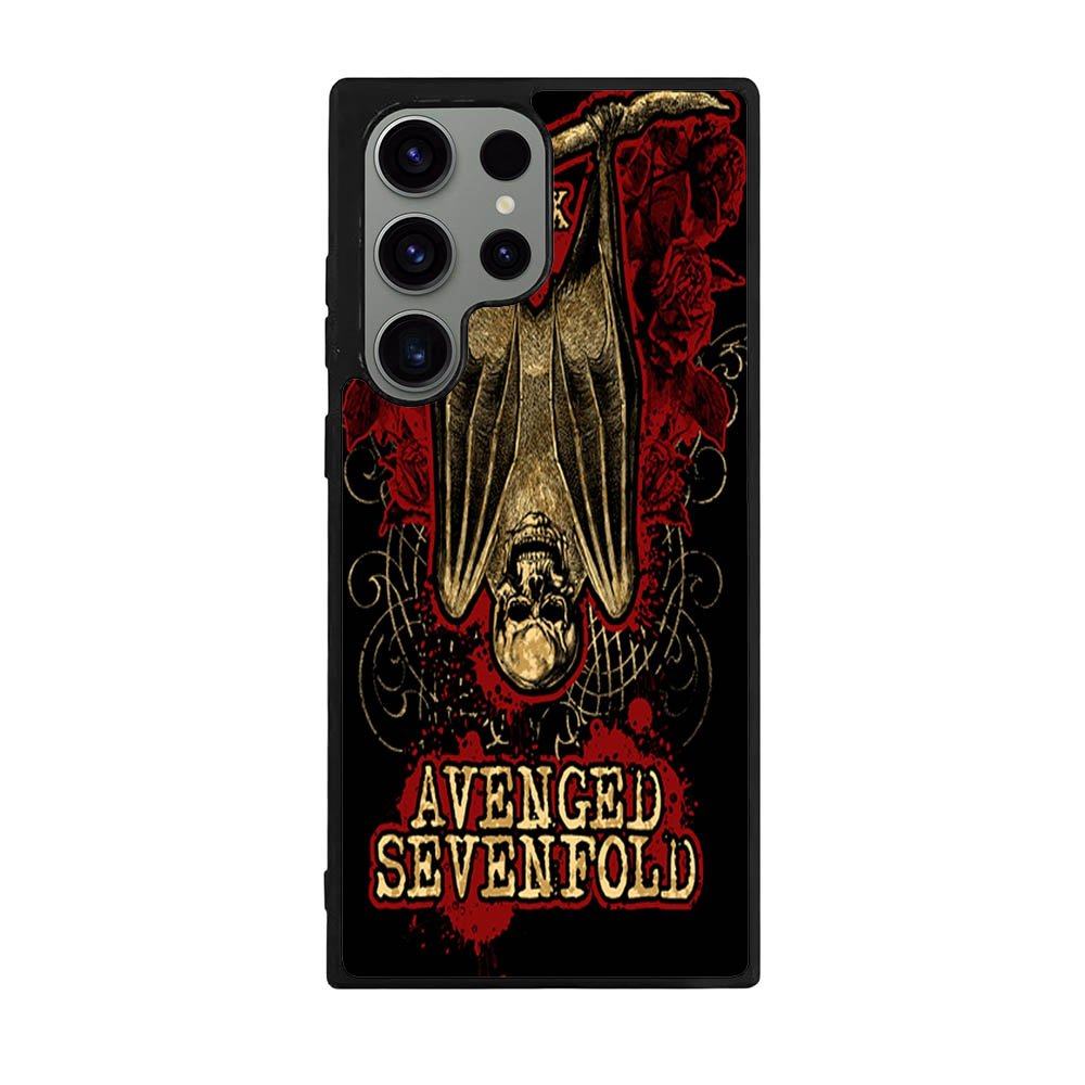 Avenged Sevenfold A7X Deathbat Logo Case Samsung Galaxy S25 Ultra 5G BC1772