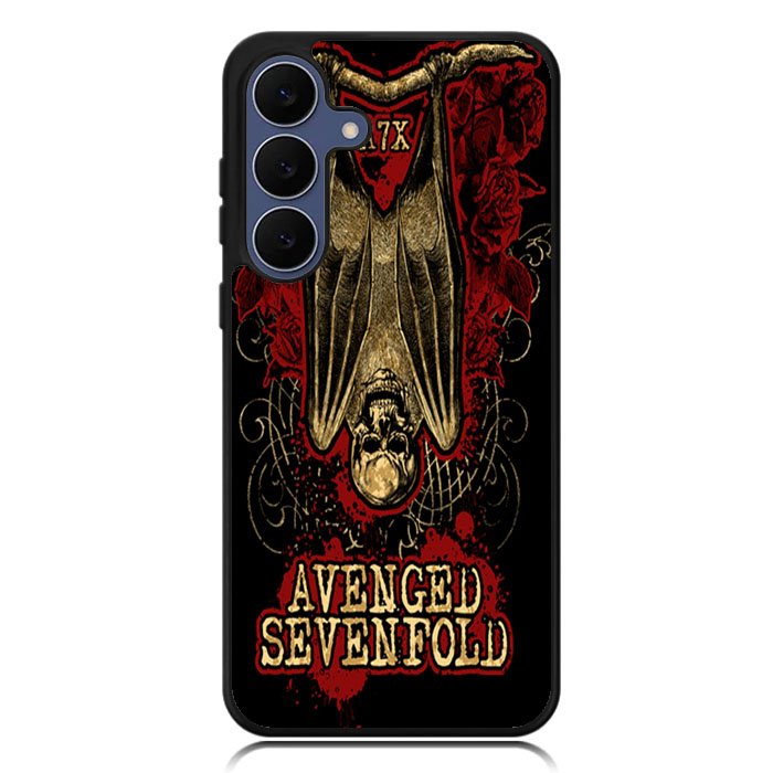 Avenged Sevenfold A7X Deathbat Logo Samsung Galaxy S25 FE Case BC1772