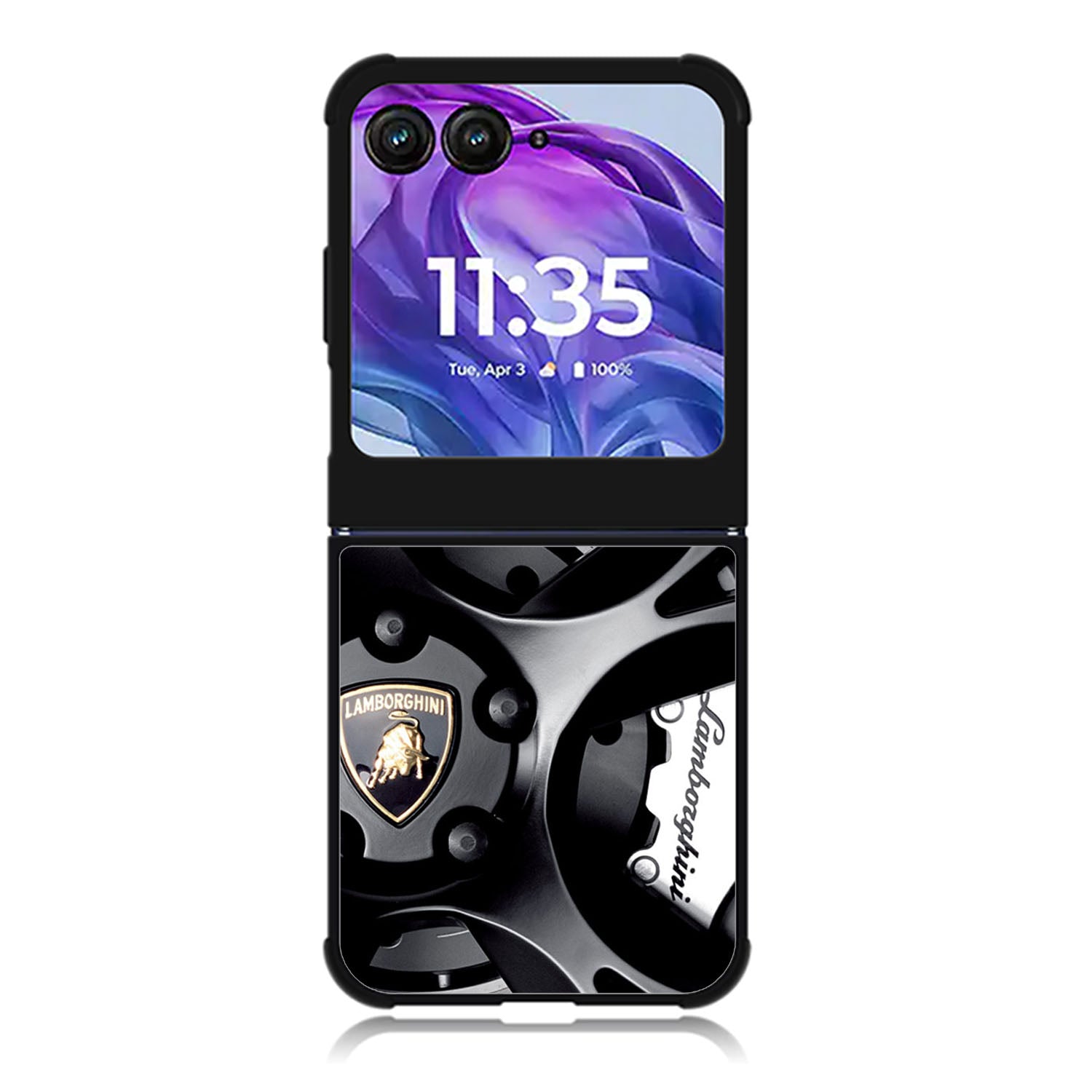 Lamborghini Wheel Motorola Moto Razr 2024 , Moto Razr 50 Case FE1798