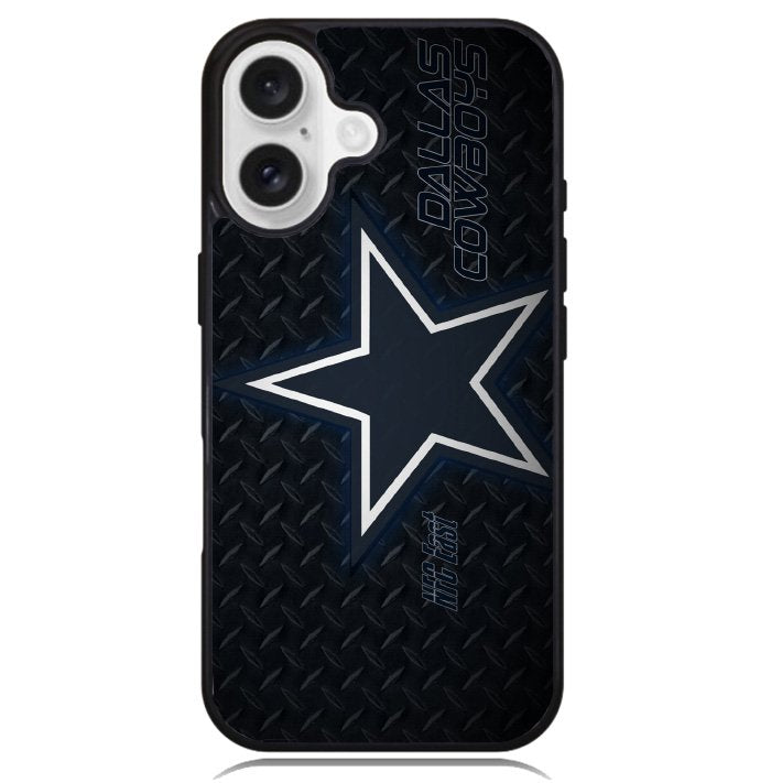 Metal NFL Dallas Cowboys NFL Team Logo Case iPhone 16 BC1799