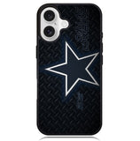 Metal NFL Dallas Cowboys NFL Team Logo Case iPhone 16 BC1799