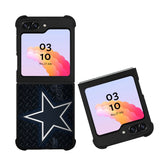 Metal NFL Dallas Cowboys NFL Team Logo Case Samsung Galaxy Z Flip 5 5G BC1799