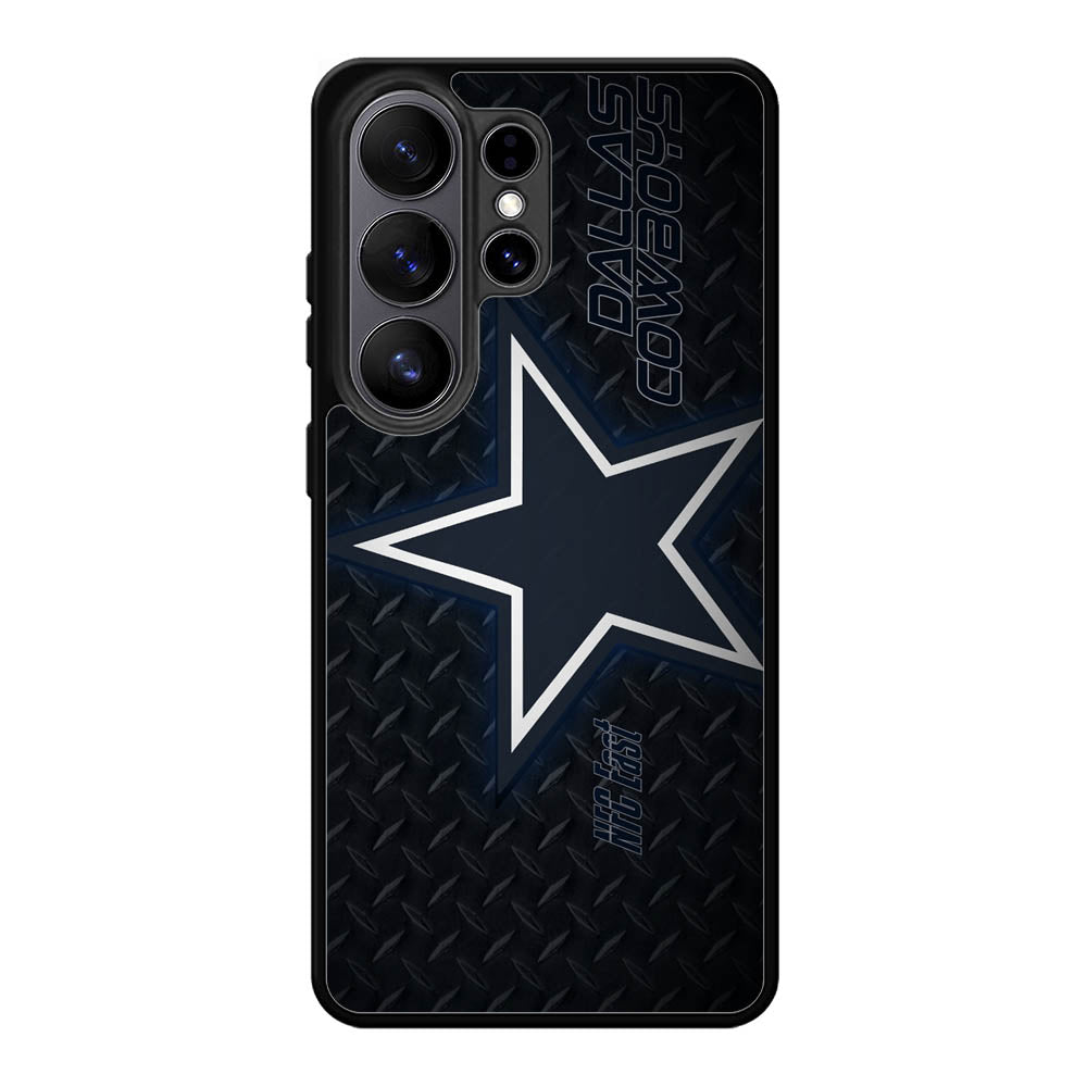 Metal Nfl Dallas Cowboys Nfl Team Logo Case Samsung Galaxy S26 Plus Case DC1127