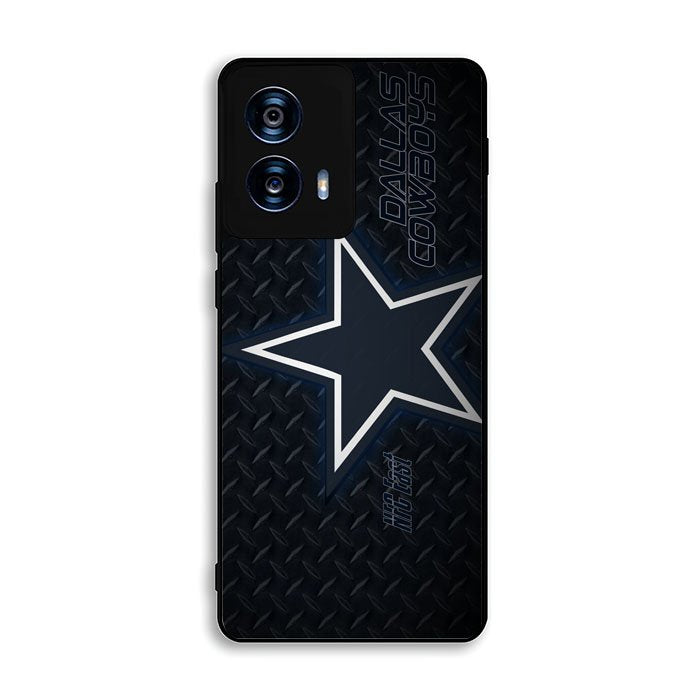 Metal NFL Dallas Cowboys NFL Team Logo Motorola Moto G Power 5G 2024 Case BC1799