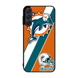 Miami Dolphins Coral Aqua Samsung Galaxy A25 5G Case BC1802