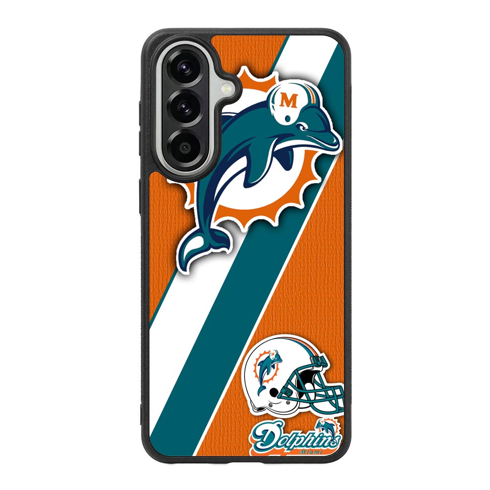 Miami Dolphins Coral Aqua Samsung Galaxy A37 Case BC1802