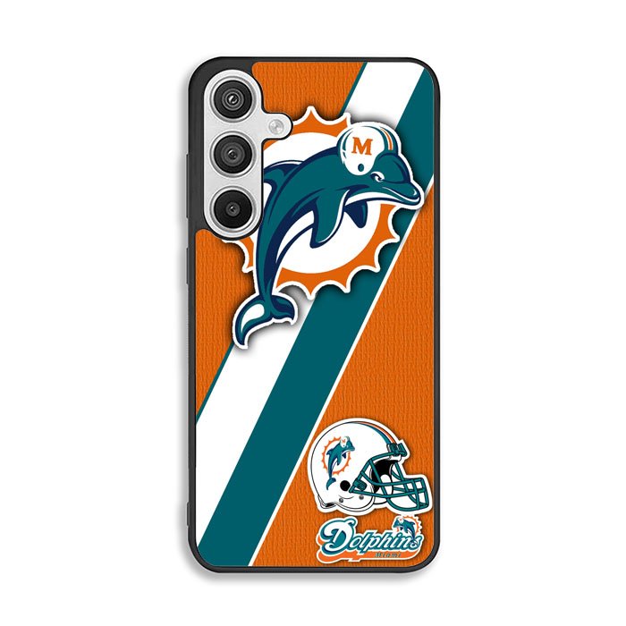 Miami Dolphins Coral Aqua Samsung Galaxy A26 Case BC1802