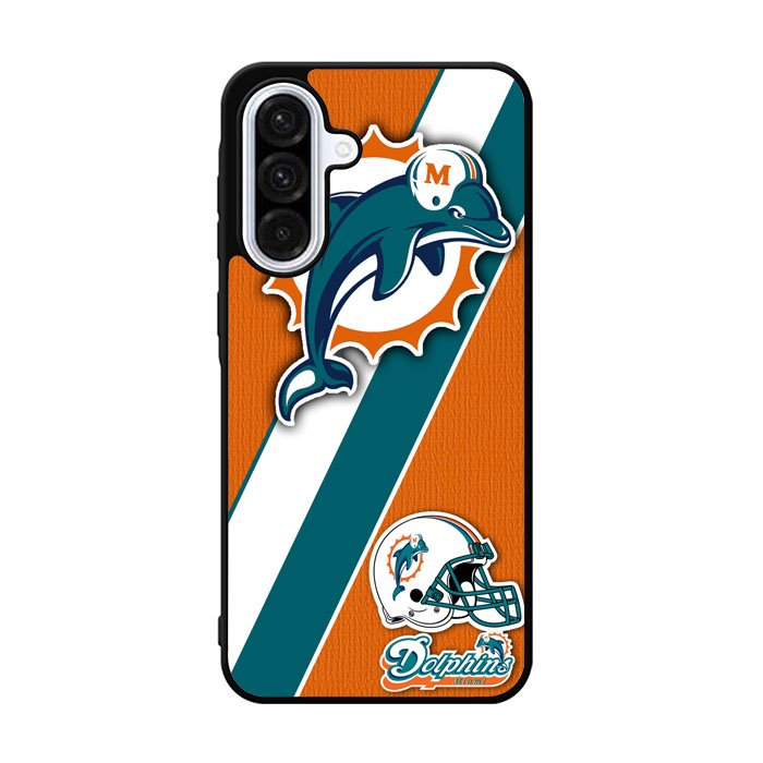 Miami Dolphins Coral Aqua Samsung Galaxy A36 Case BC1802