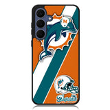 Miami Dolphins Coral Aqua Samsung Galaxy S25 FE Case BC1802