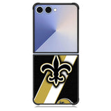 New Orleans Saints Black Old Gold Samsung Galaxy Z Flip 7 Case BC1804