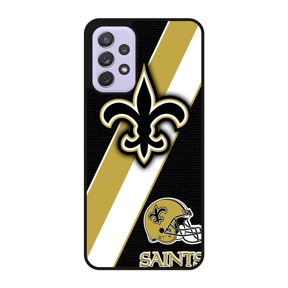 New Orleans Saints Black Old Gold Samsung Galaxy A23 5G Case BC1804