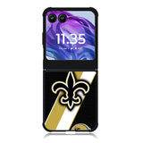 New Orleans Saints Black Old Gold Motorola Moto Razr 2024 , Moto Razr 50 Case FE1804