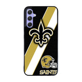 New Orleans Saints Black Old Gold Case Samsung Galaxy A35 5G BC1804