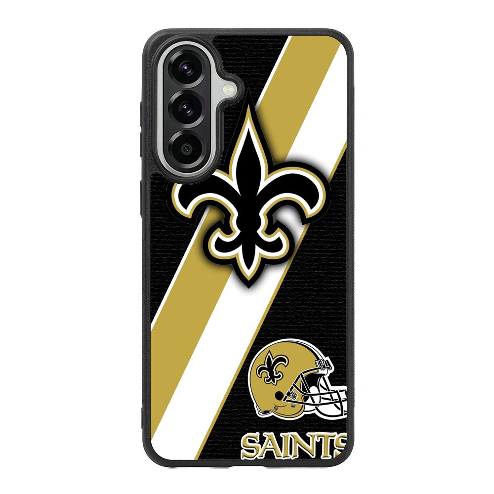 New Orleans Saints Black Old Gold Samsung Galaxy A57 Case BC1804