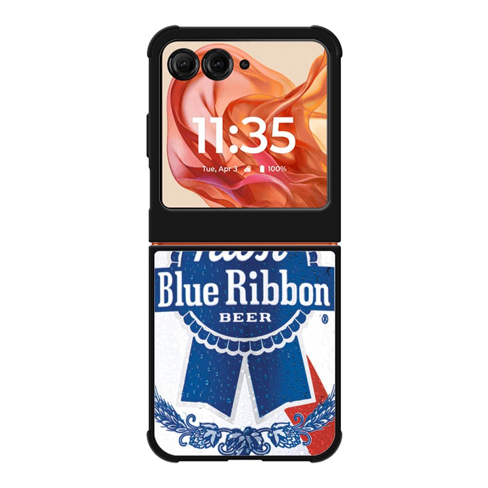 PABST BLUE RIBBON BEER CAN Motorola Moto Razr 2025/2024 , Moto Razr 60/50 Case BC1807