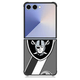 Oakland Raiders Black Gray Samsung Galaxy Z Flip 7 Case BC1812
