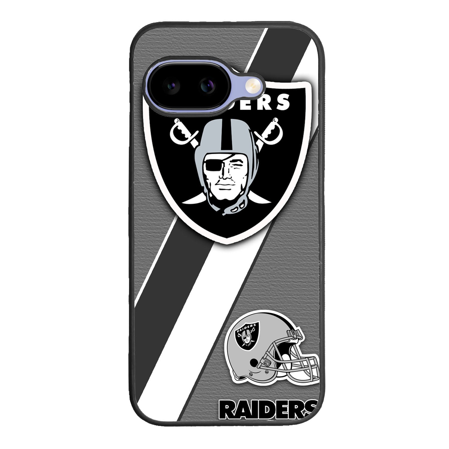 Oakland Raiders Black Gray Case Google Pixel 9A BC1812