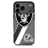 Oakland Raiders Black Gray iPhone 17 Pro Max Case BC1812