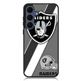 Oakland Raiders Black Gray Samsung Galaxy S25 FE Case BC1812