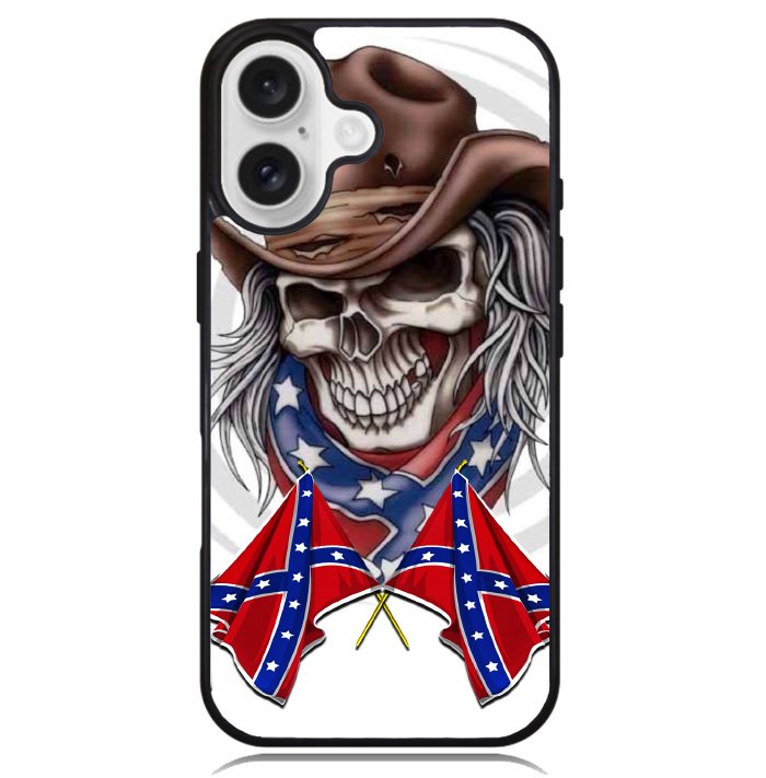 Rebel skull cowboy Case iPhone 16 BC1957