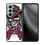 Rebel skull cowboy Case Samsung Galaxy z Fold 5 5G BC1957