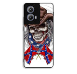 Rebel skull cowboy Motorola Moto Edge 2024 Case BC1957