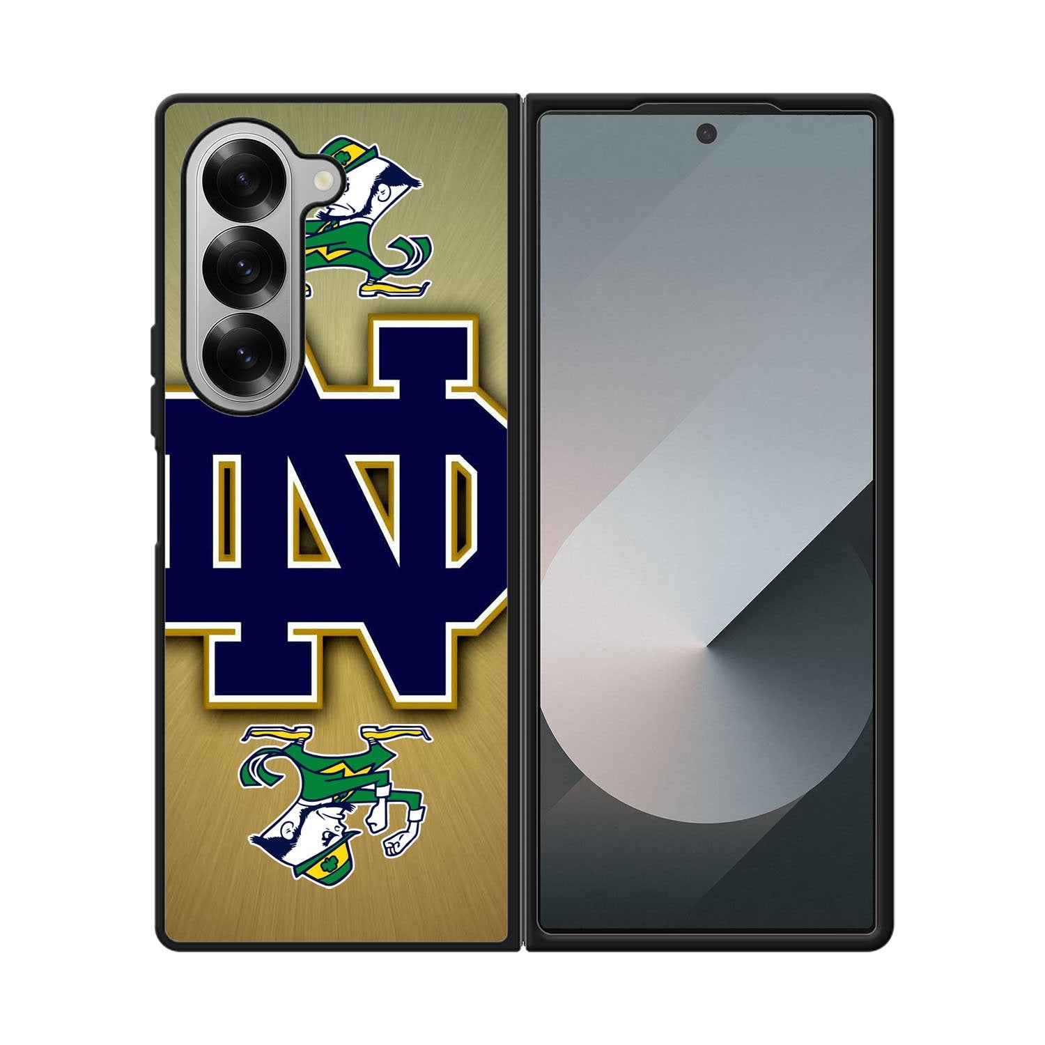 rare Notre Dame Fighting Irish Case Samsung Galaxy Z Fold 6 5G BC1814