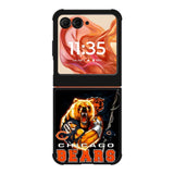 Rare Chicago Bears NFL Team Bear Mascot Motorola Moto Razr 2025/2024 , Moto Razr 60/50 Case BC1815