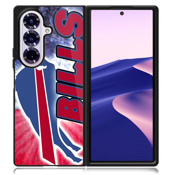 Rare Buffalo Bills NFL Team Logo Samsung Galaxy Z Fold 7 5G Case BC1872