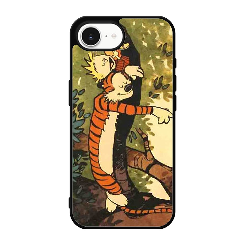 Sleep on The Tree Calvin And Hobbes iPhone 16e Case BC1873