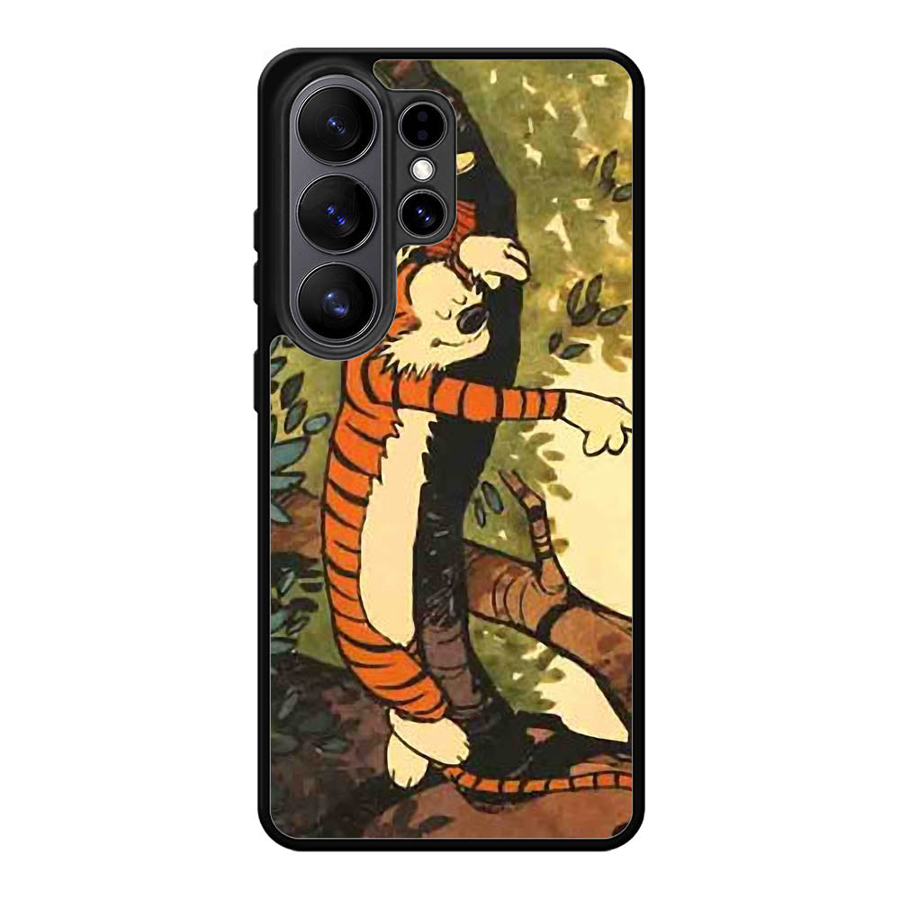 Sleep on The Tree Calvin And Hobbes Samsung Galaxy S26 Ultra Case BC1873