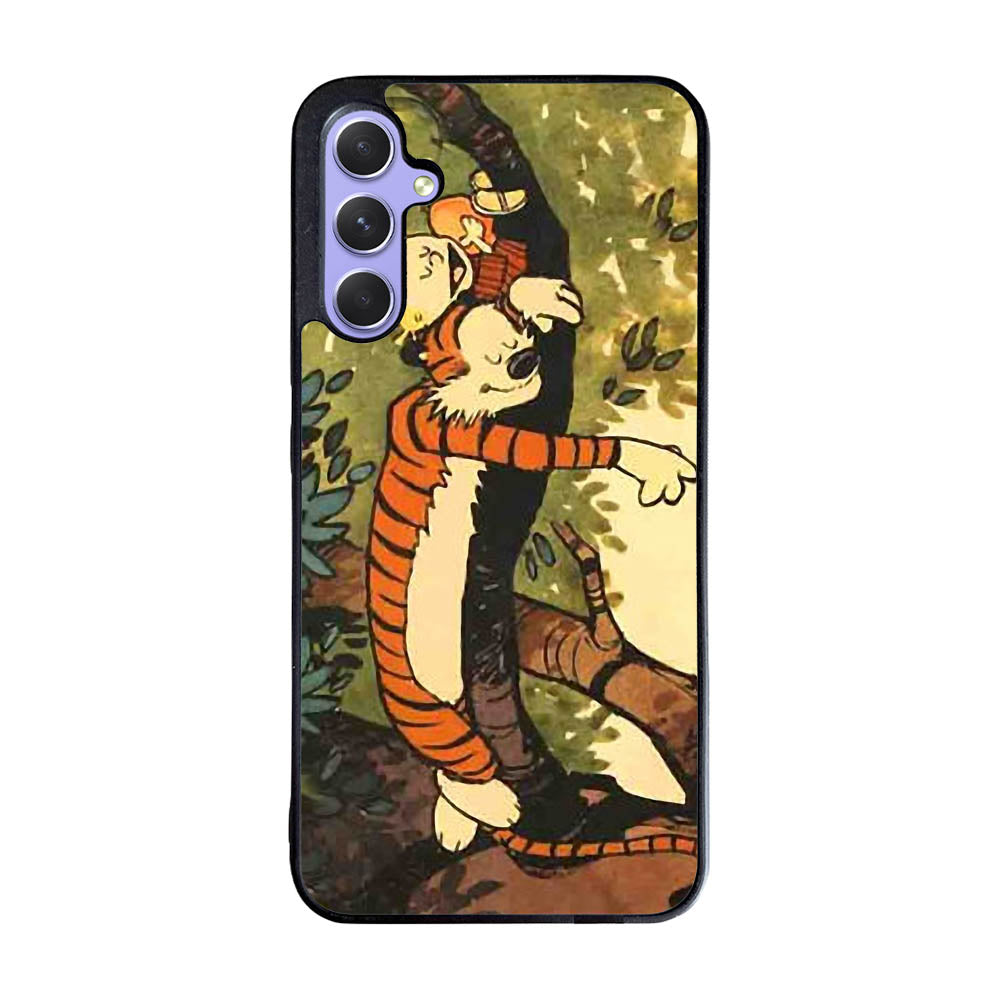 Sleep on The Tree Calvin And Hobbes Case Samsung Galaxy A55 5G BC1873