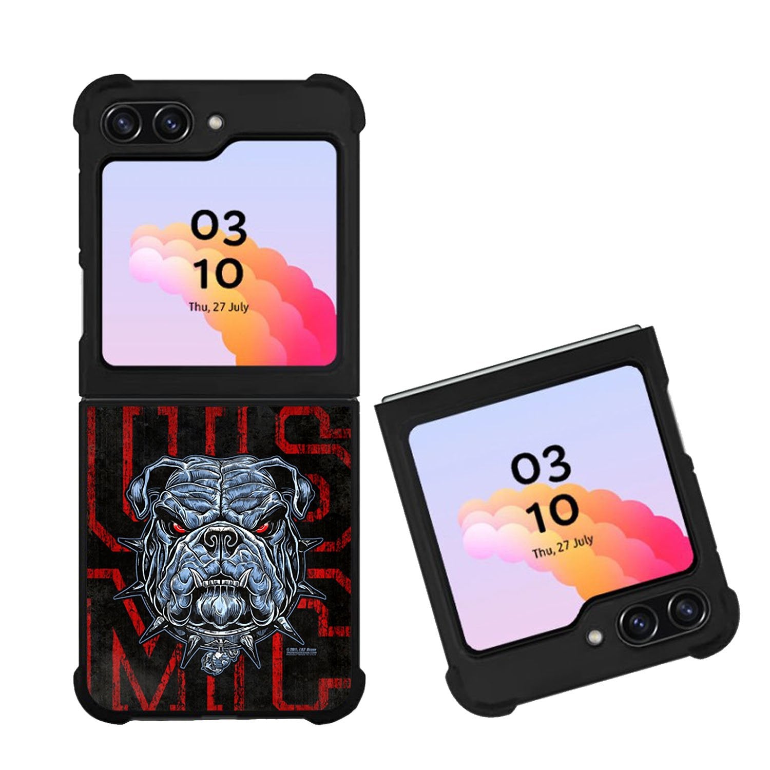 USMC The Marine Corps Bulldog Case Samsung Galaxy Z Flip 5 5G BC1956
