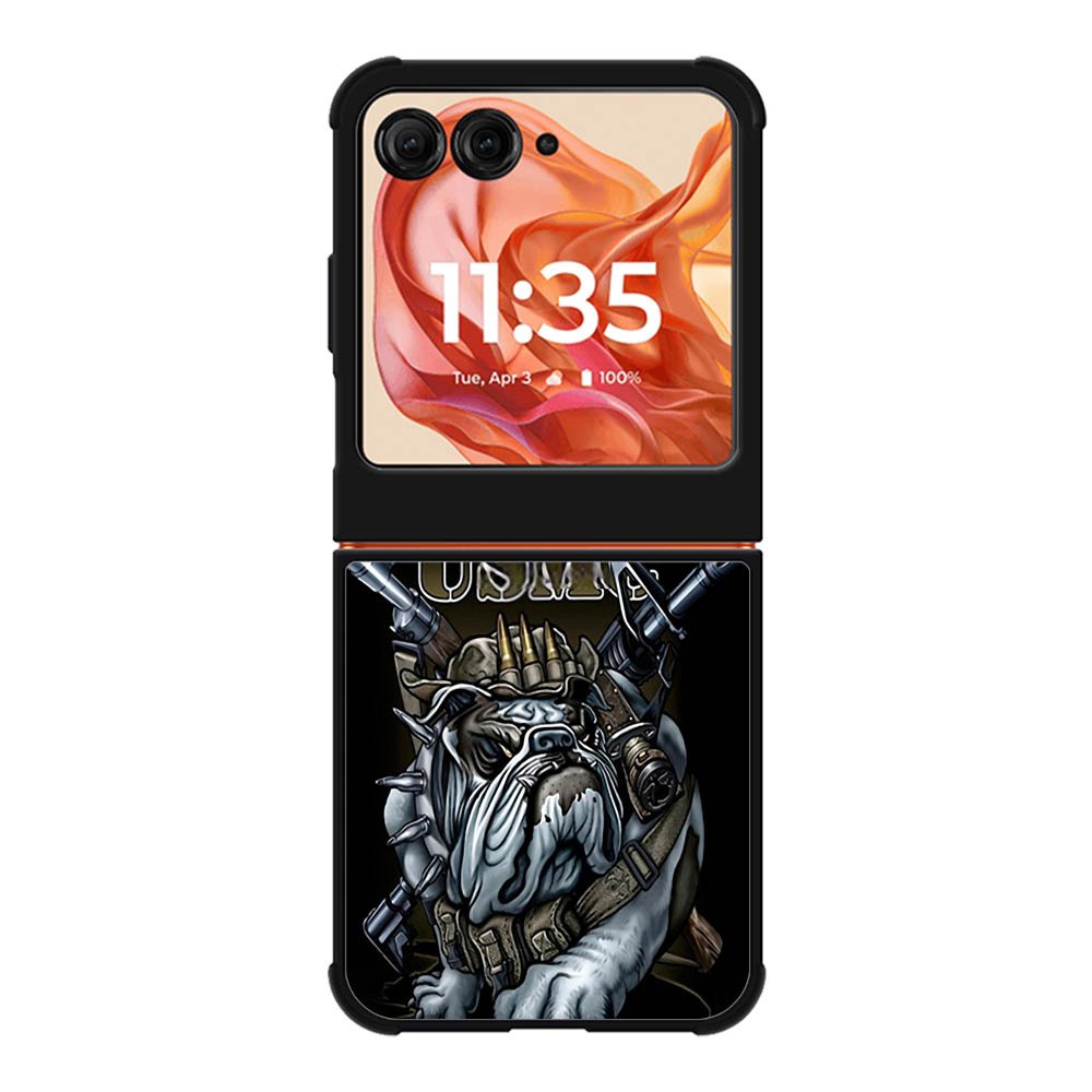 USMC Dog Marine Corps Motorola Moto Razr 2025/2024 , Moto Razr 60/50 Case BC1958