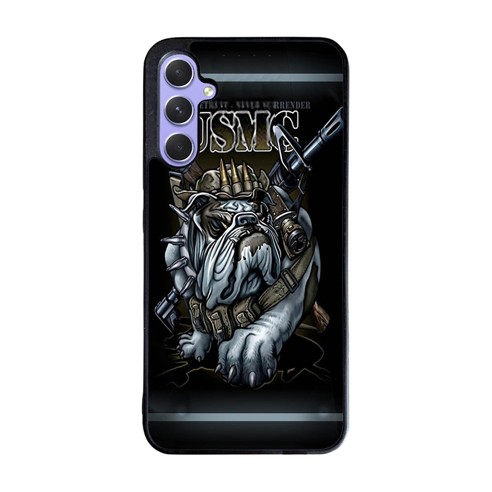 USMC Dog Marine Corps Case Samsung Galaxy A55 5G BC1958