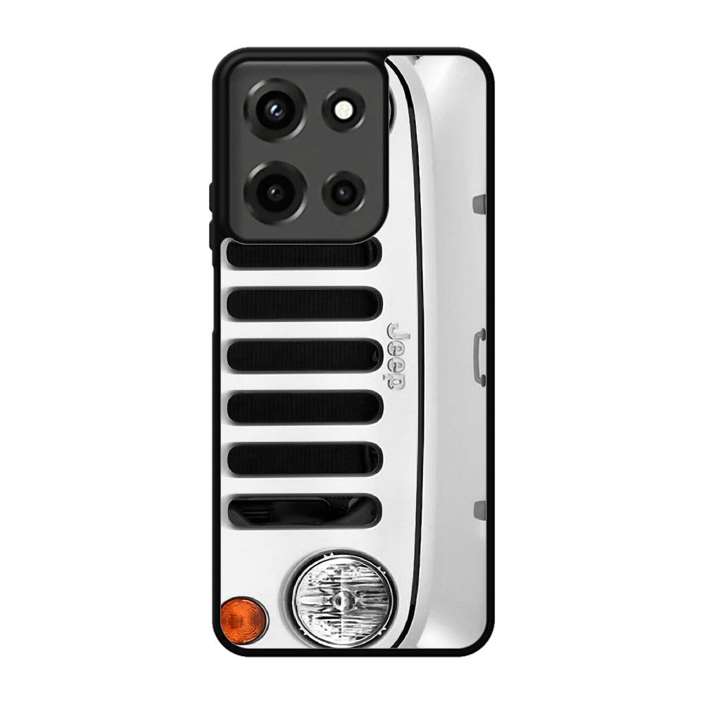 White Jeep Wrangler Motorola Moto G 5G 2025 Case BC1875