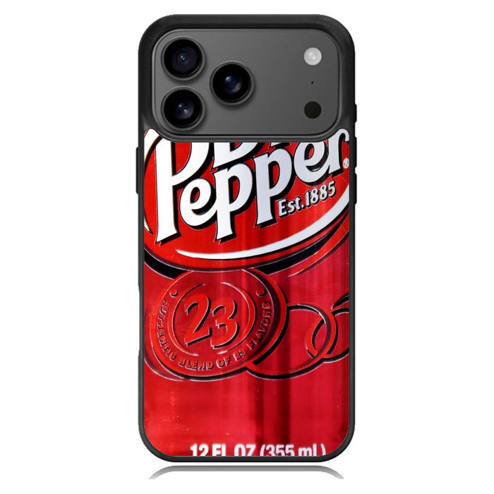 Dr Pepper Canned Can Drink Cola Soda Beverage iPhone 17 Pro Case BC1880