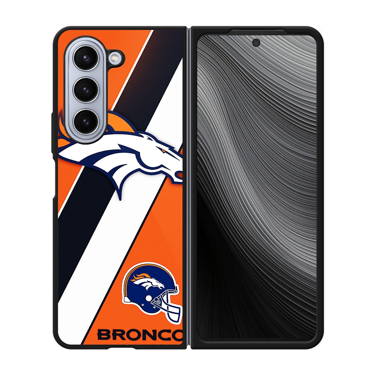 Denver Broncos Orange Case Samsung Galaxy z Fold 5 5G BC1881
