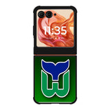 Hartford Whalers NHL Hockey Team Logo Motorola Moto Razr 2025/2024 , Moto Razr 60/50 Case BC1887