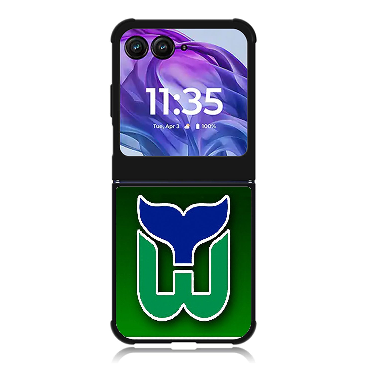 Hartford Whalers NHL Hockey Team Logo Motorola Moto Razr Plus 2025/2024 Case, Moto Razr 50 Ultra 5G BC1887