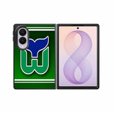 Hartford Whalers NHL Hockey Team Logo Samsung Galaxy Z Fold 8 Case BC1887