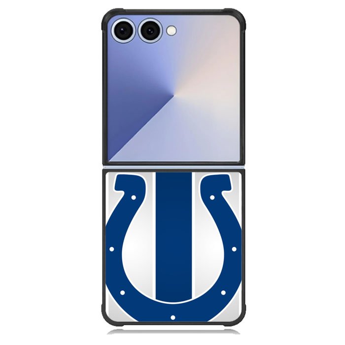 Indianapolis Colts silver Samsung Galaxy Z Flip 7 Case BC1890